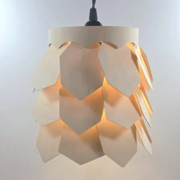 modern pinecone pendant light